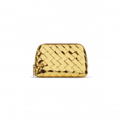 BOTTEGA VENETA INTRECCIATO SMALL BEAUTY POUCH 764044V3QM28922 (16.5*10.5*9cm)